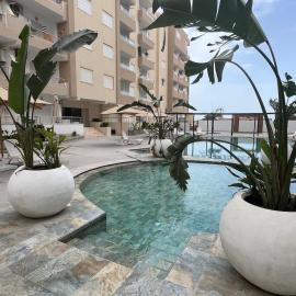 chott meriem avec terrasse sur la mer, Hotel in Chott Meriem