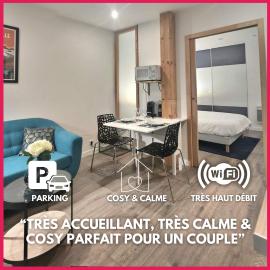 Mignon, T1 Bis cosy & calme, Neuf, Parking, Balcon, hotel in Gerde