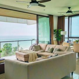 Beach Penthouse - 3 BR, Jacuzzi, Marriott pool access, Hotel in Ban Ko Kok