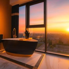 Hanza Tower Suite 21st Floor or Studio 5th Floor، فندق في شتتين