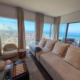 Spacious Sea View Apartment in Neve Tzedek Tower