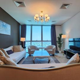 Zigzag Tower B- Big House, 3BHK Sea View at 25th Floor -2502