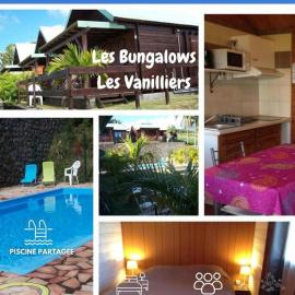 Les Bungalows les Vanilliers, Sud Sauvage avec piscine, hotel i Saint-Joseph