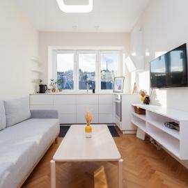 Charming train lines studio