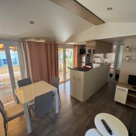 Bungalow 534, 8 pers, Wifi, Proche Fun Zone, Camping 4 étoiles Siblu Lac des Rêves
