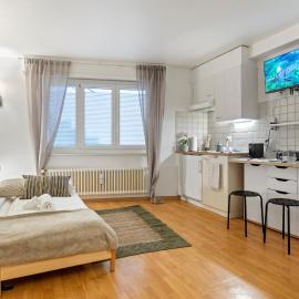 Crans-Montana - Studio centre 2 pers - Rue du Prado: Lens şehrinde bir otel