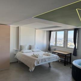 Jaccuzi, tour Eiffel, Led multicolores Paris 13