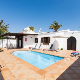 2 bedroom villa 'The Bungalow' with private heated pool.