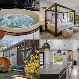 South Lamar Wellness Haven - Sauna - Hot Tub - BBQ