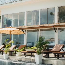 Escape Beachfront Cottage, Lamai Beach, hotell Lamai Beachil