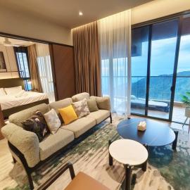 Antara Genting Jaccuzi with High Mountain View 3BR -8pax Pet Friendly FREE 2CP & Netflix Coway, hotel u gradu Genting Hajlends