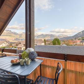 Le Tournette - Appt 1 chambre, balcon vue montagne