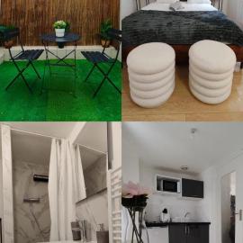 Charming studio with terrace in Roubaix, hotel en Roubaix