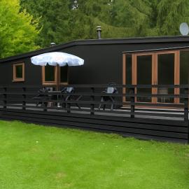 Houten accommodatie Sasseltermillen Woltzdal, hotel di Bischenrech