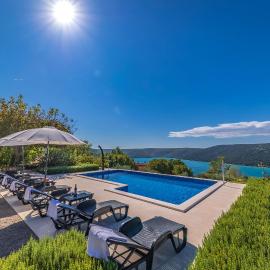 Seaview Pool House Mytilus - Happy Rentals