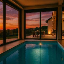 Novak Home - Luxury villa with indoor pool & sauna、Štrigovaのホテル