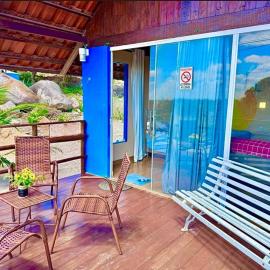 Chalé Sun Happy, hotel i Serra de São Bento