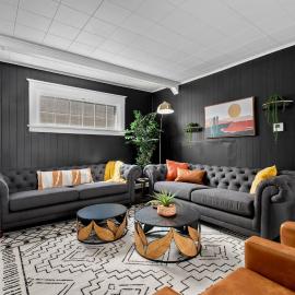 Roomy Central Hub Games, Fire Pit & Downtown Fun