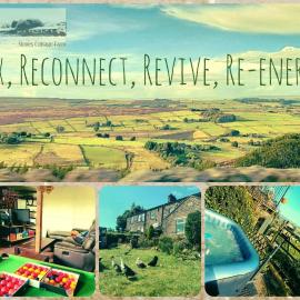 Stones Cottage Farm, nr Haworth, family friendly for infants teens ASD, gaming barn inc retro gaming, hot tub, animals, arts, crafts, free wifi, free parking, EV point
