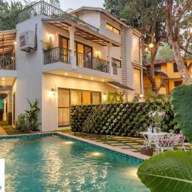 Lime Tree 4 BHK Villa with Private Pool Anjuna Beach Goa