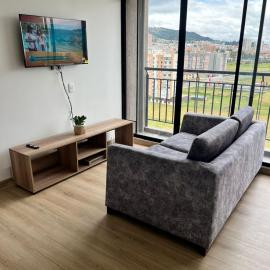 Apartamento completo cómodo con vista y todo cerca CC VIVA, hotel Tunjában