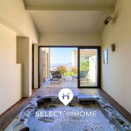 SELECT'soHOME - Villa pour 8 avec jacuzzi, vue mer et parking à quelques pas du port du Lavandou ! - VILLA MOUN PANTAI