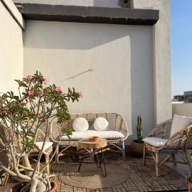 Modern chic rooftop studio
