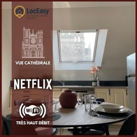 Vue Cathedrale, Elegance & Lumière à Amiens