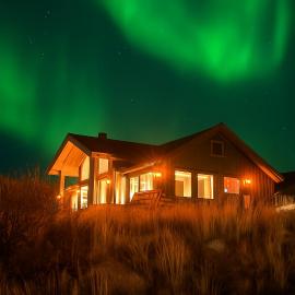 Oceanfront Cabin in Lofoten with Panoramic View
