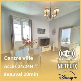 T2 Ctre ville Fibre proche Beauval, hotel a Montrichard
