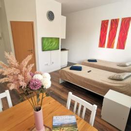Viesnīca Appartement direkt am Fluss Nähe Zentrum pilsētā Koburga