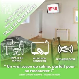 Le petit Château Avesnois - studio pour 1 personne - Cuisine Partagée, hotel in Avesnes-sur-Helpe
