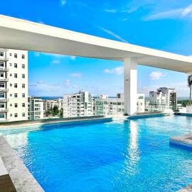 Comfy Apt, Rooftop Lounge, Pool