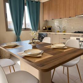 New cozy apartment with a swimming pool