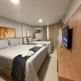 509 Flat praia piscina barzinho Intermares, hotel i Cabedelo