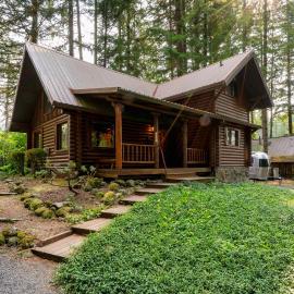 Mt Hood Log Cabin! Fresh Remodel with Airstream 1
