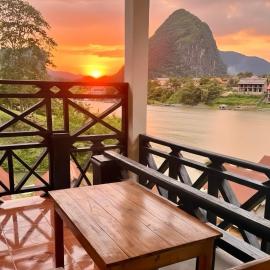 Nong Khiaw Meexai Sunset View