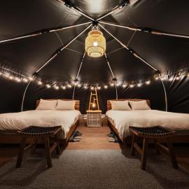 山林間 - 露營 旅居 Forest Camp Bnb 預訂後10分鐘請查收站內信完成匯款, Hotel in Taian