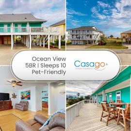 Stunning | Gulf Views | Pet Friendly | Generator, Hotel in Crystal Beach