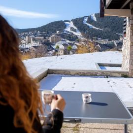 Appartement L'usoner terrasse, vues pistes et lac