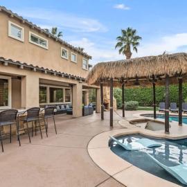 Lux Coachella Oasis Pool Gym Bar and Golf Green