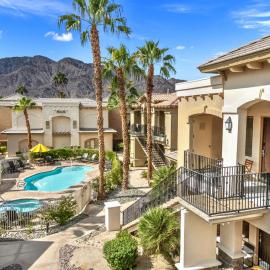 La Quinta Modern Condo with Hot Tub and Resort Vibes