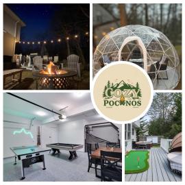 Viesnīca Cozy Poconos Retreat Hot tub, Game room and igloo pilsētā Tobyhanna