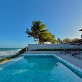 Flat StudioMar - beira mar até 4 p - pé na areia, hotel em Coruripe