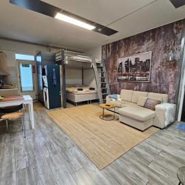 Loft style big studio for 2-4 in Pikku Huopalahti