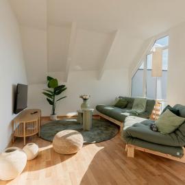 Großzügiges City-Apartment in bester Lage für 8 Personen