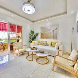 Stylish 3BR Condo, Full AC, Wi-Fi