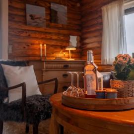 Cozy cabin with sea view, hotel Hirtshalsban