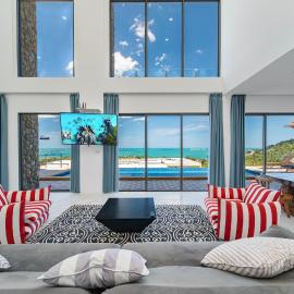4BDR Sea View Pool Villa Vernal, Chaweng Noi Hill