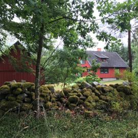 Pretty holiday house in the woods close to lake, Hotel in Osby